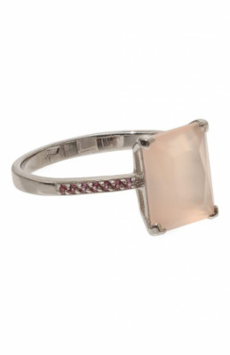 Кольцо с розовым кварцем Secrets jewelry